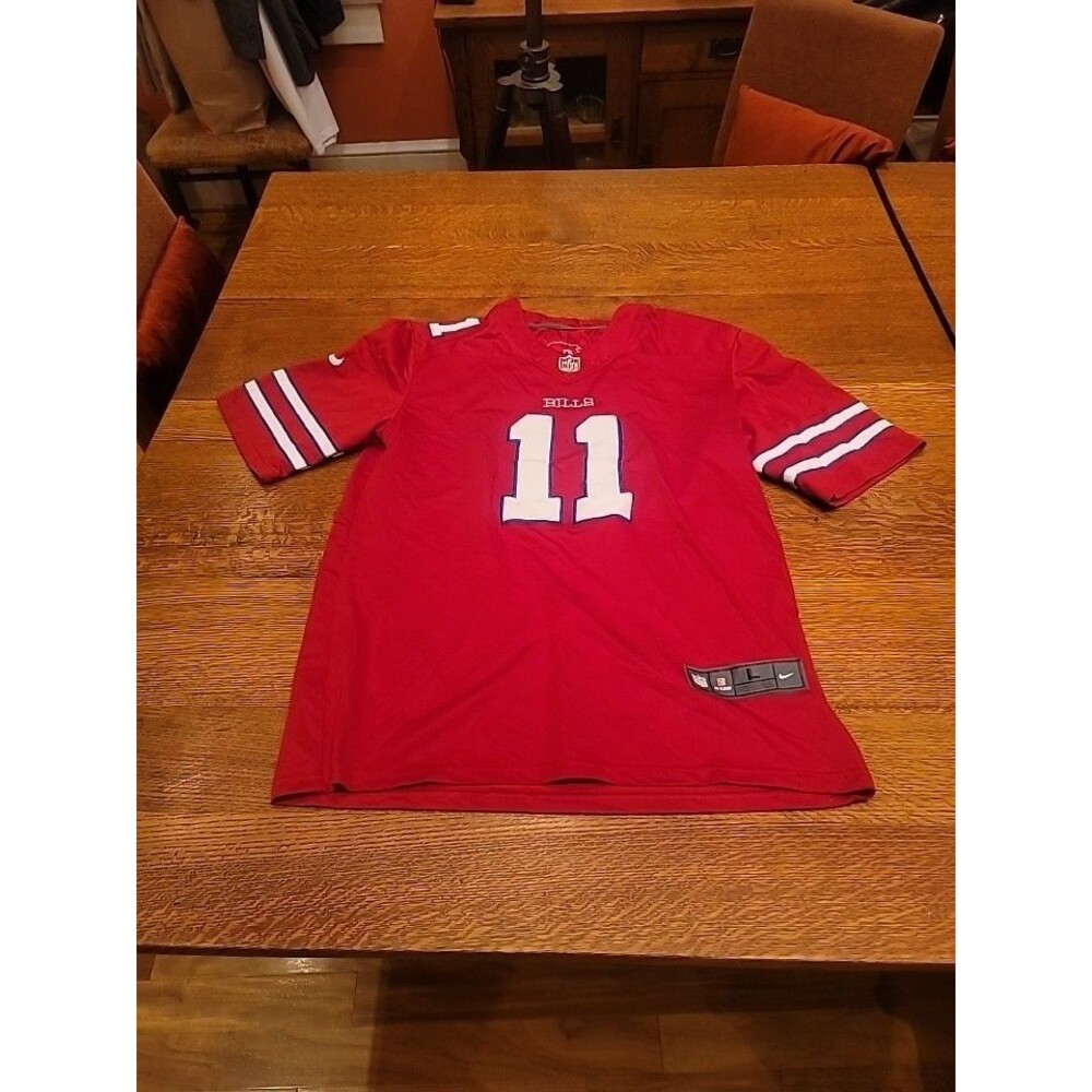 Nike Buffalo Bills Cole Beasley #11 Stitched On Field Alternate Jersey Red